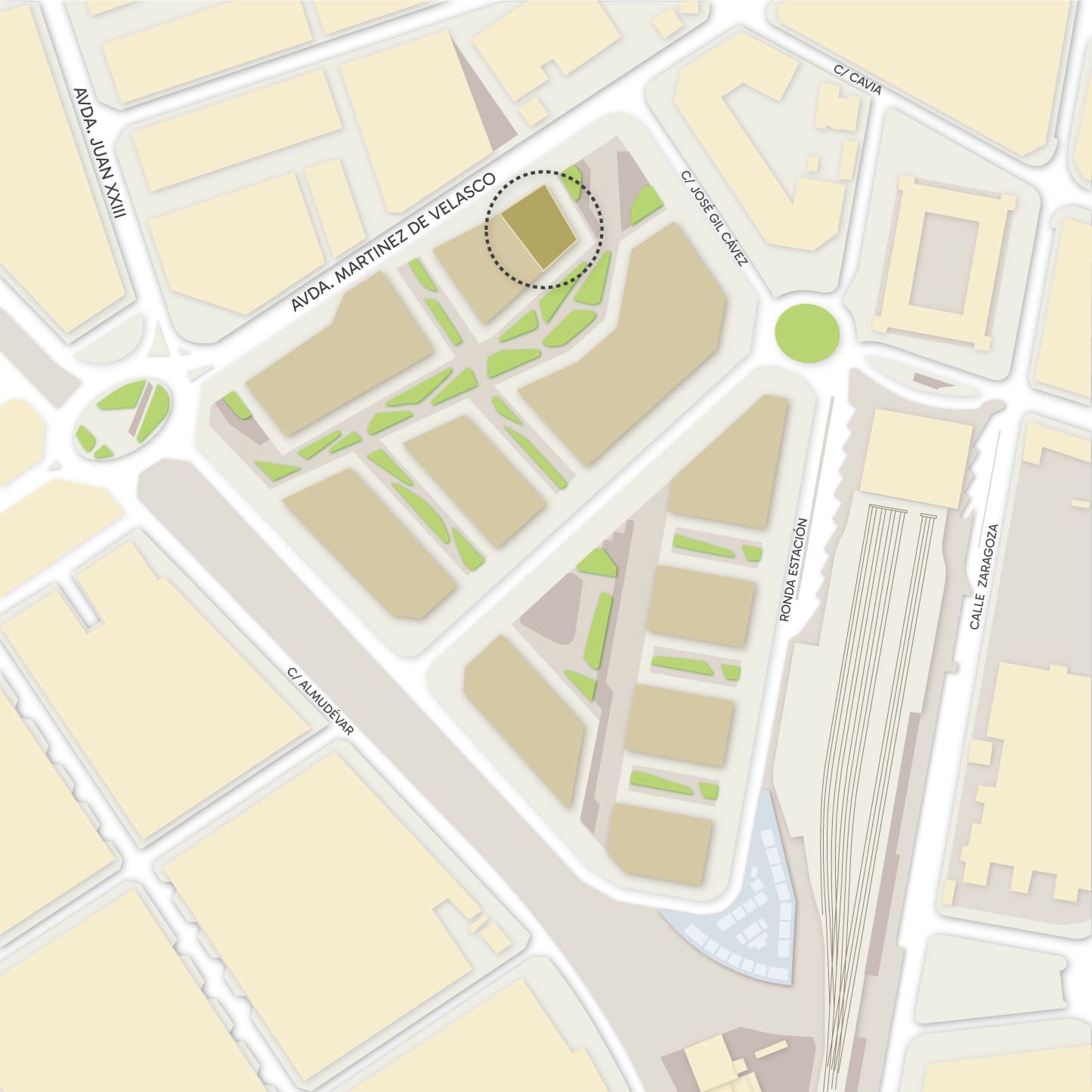 Plano de situación Cenit Residencial