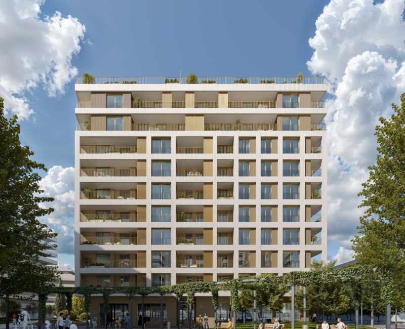 Exterior del edificio Cenit Residencial