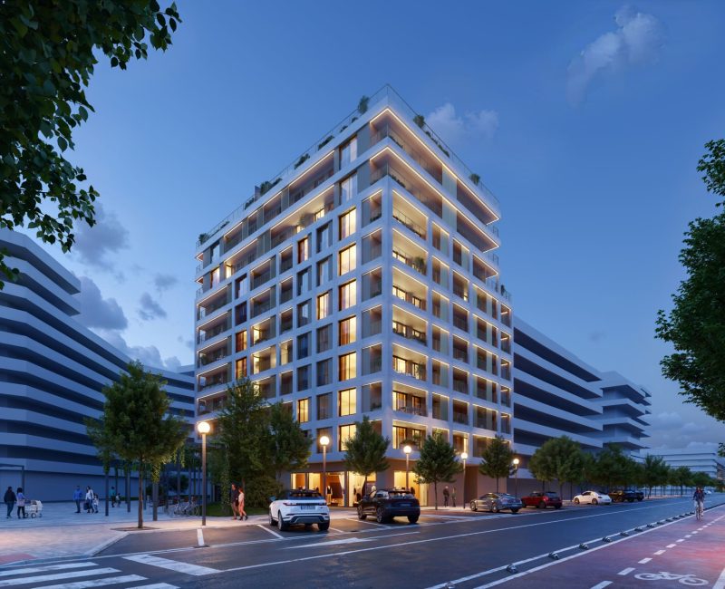 Exterior del edificio Cenit Residencial