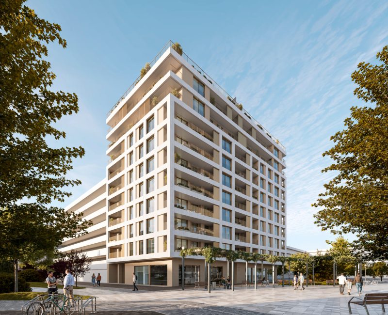 Exterior del edificio Cenit Residencial