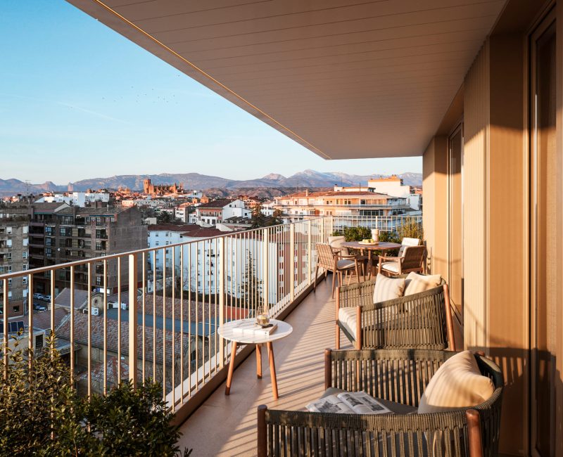 Terraza en vivienda de Cenit Residencial