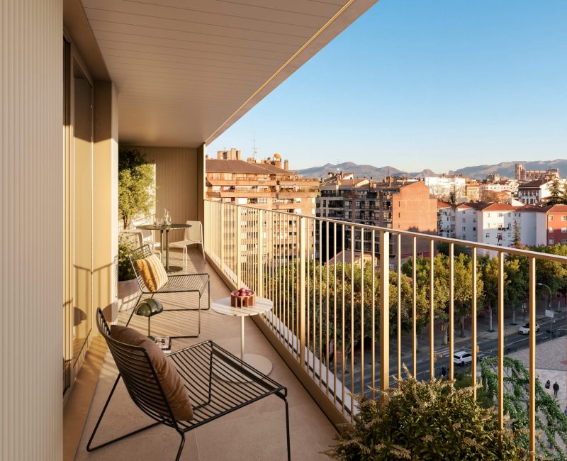 Terraza en vivienda de Cenit Residencial