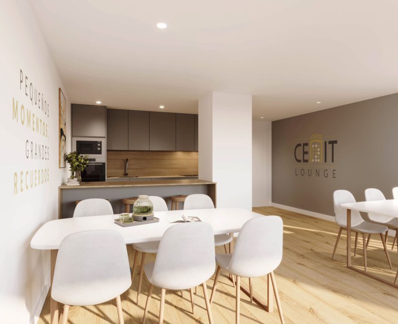 Salón social en Cenit Residencial