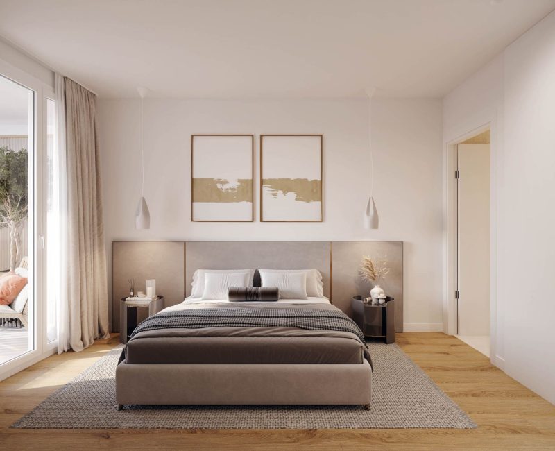 Dormitorio en vivienda de Cenit Residencial