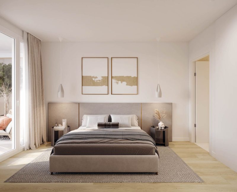 Dormitorio en vivienda de Cenit Residencial