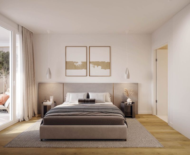 Dormitorio en vivienda de Cenit Residencial